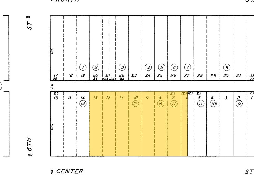 514 Center St, Taft, CA for sale - Plat Map - Image 2 of 2