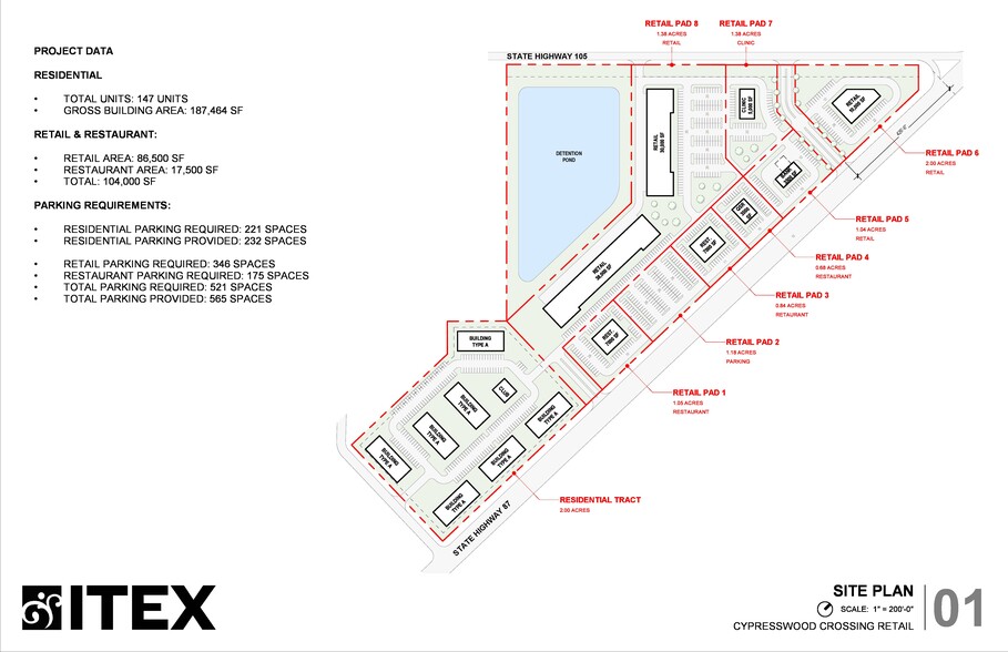 800 Edgar Brown Dr, West Orange, TX à vendre - Plan de site - Image 2 de 4