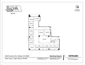 3353 Peachtree Rd NE, Atlanta, GA à louer Plan d’étage- Image 1 de 1