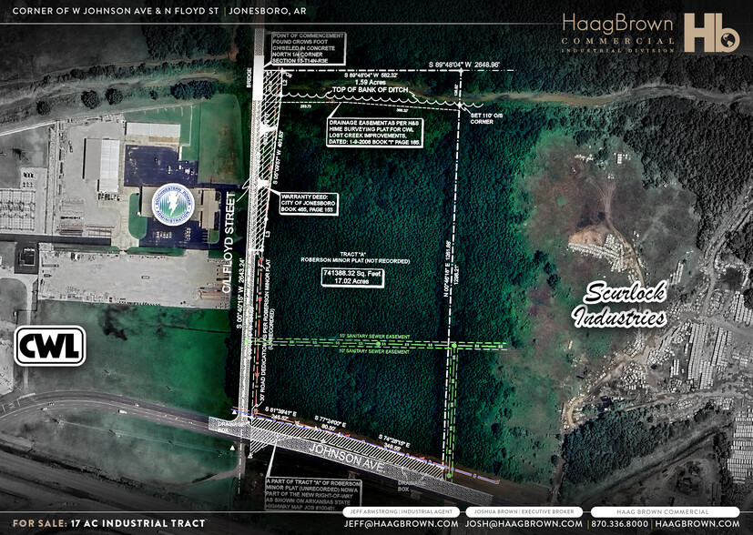 305 Floyd Street, Jonesboro, AR à vendre - Plan cadastral - Image 2 de 2