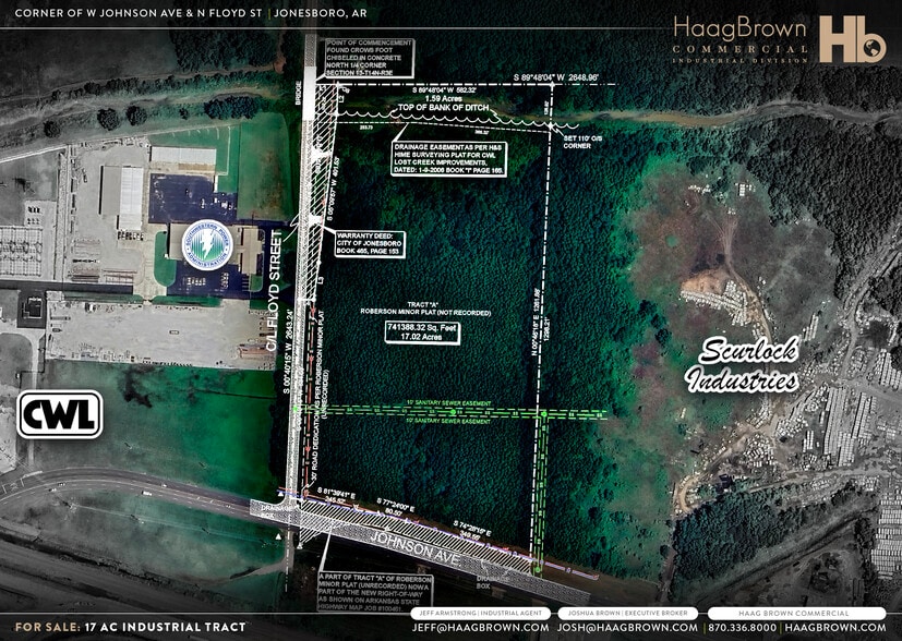 305 Floyd Street, Jonesboro, AR for sale - Plat Map - Image 2 of 2