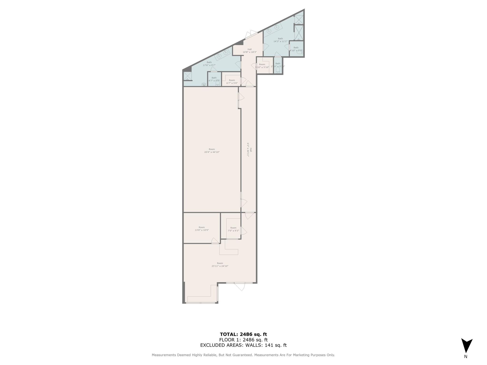 3409-3437 W 7th St, Fort Worth, TX for lease Floor Plan- Image 1 of 1