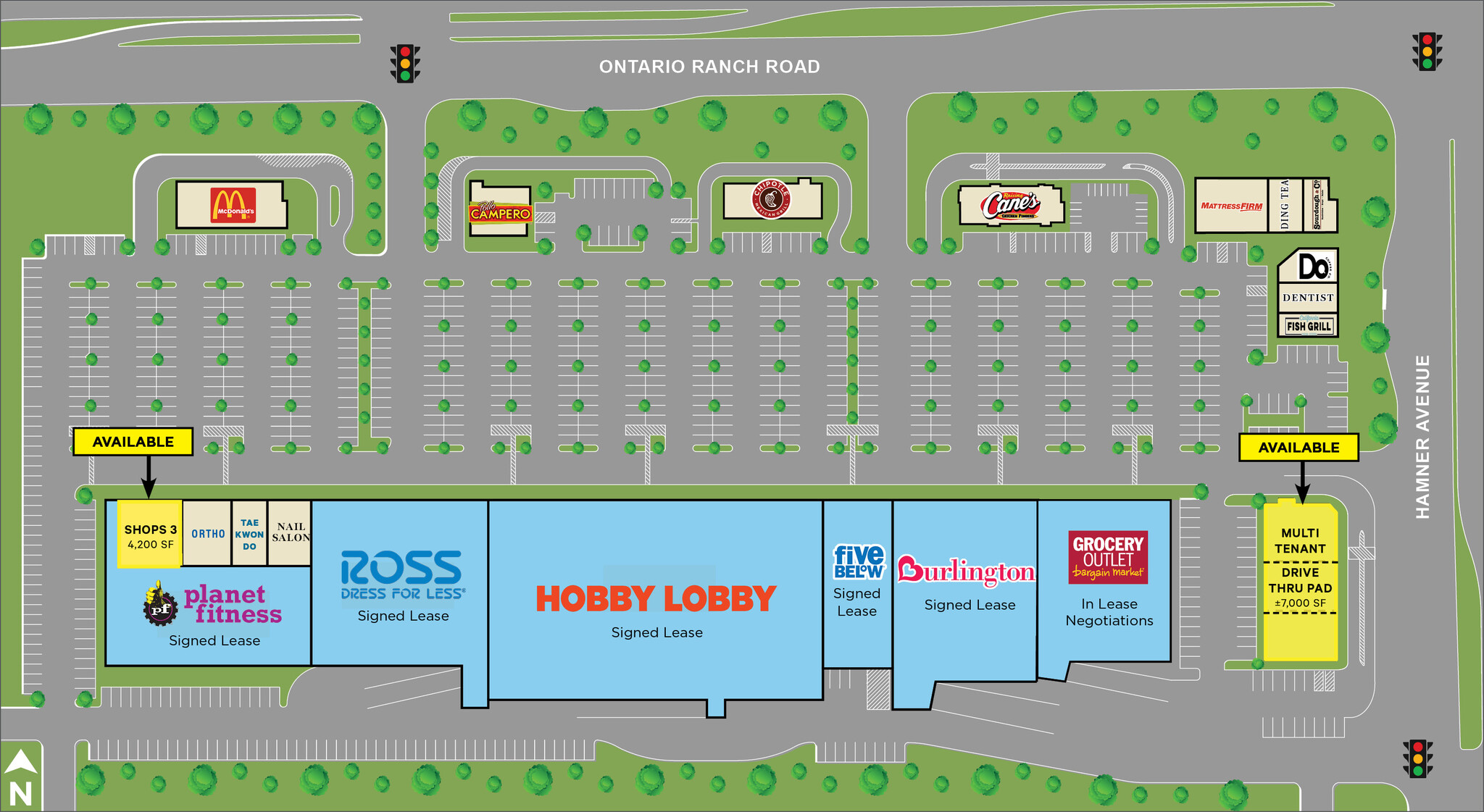 Swc Of Ontario Ranch Road & Hamner Ave, Ontario, CA for lease Site Plan- Image 1 of 1