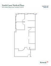 6010 Hidden Valley Rd, Carlsbad, CA à louer Plan d’étage- Image 1 de 2