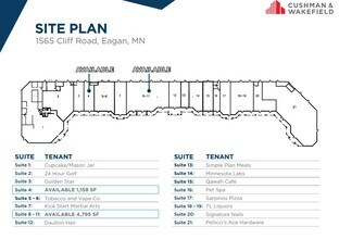 1565 Cliff Rd, Eagan, MN for lease Site Plan- Image 1 of 1