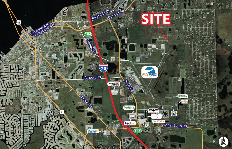 28089 Merchantile Ave, Punta Gorda, FL for lease - Aerial - Image 3 of 3