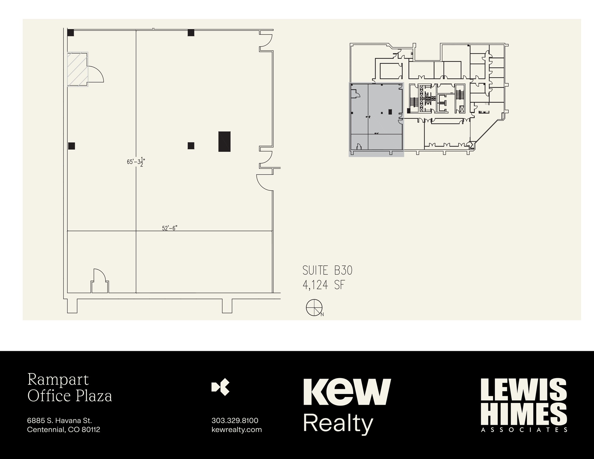 6855 S Havana St, Centennial, CO à louer Plan de site- Image 1 de 4