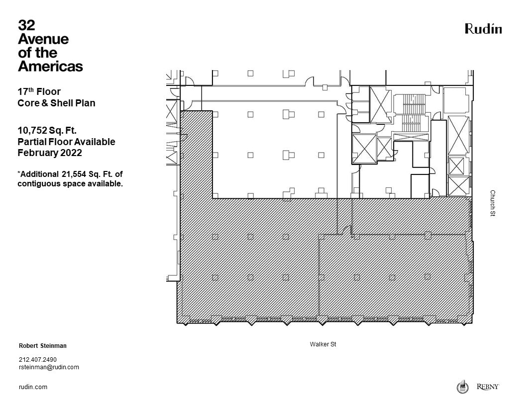32 Avenue of the Americas, New York, NY à louer Plan d’étage- Image 1 de 2