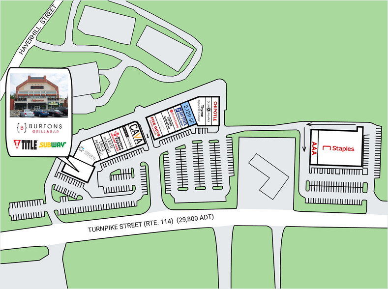 73-129 Turnpike St, North Andover, MA à louer - Plan de site - Image 2 de 10