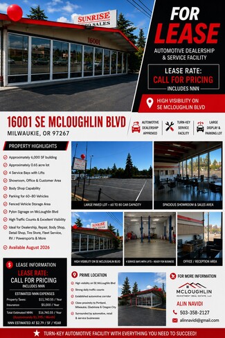 More details for 16001 SE Mcloughlin Blvd, Milwaukie, OR - Retail for Lease