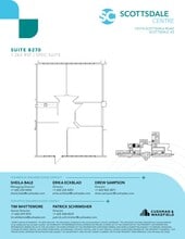 7373 N Scottsdale Rd, Scottsdale, AZ à louer Plan d’étage- Image 1 de 1
