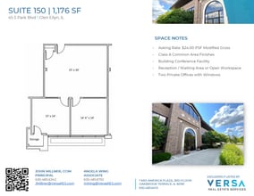 45 S Park Blvd, Glen Ellyn, IL à louer Plan d’étage- Image 1 de 1