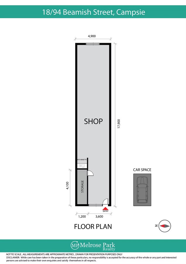 94-98 Beamish St, Campsie, NSW 2194 - Unit Shop 18 - - Floor Plan - Image 1 of 5