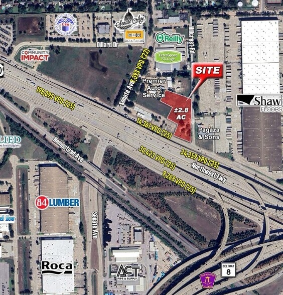US 290 & Hillcrest Rd, Houston, TX for sale - Building Photo - Image 2 of 2