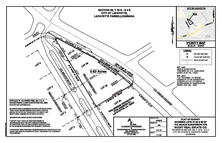 106-108 Meaux Blvd, Lafayette, LA for lease - Primary Photo - Image 1 of 1