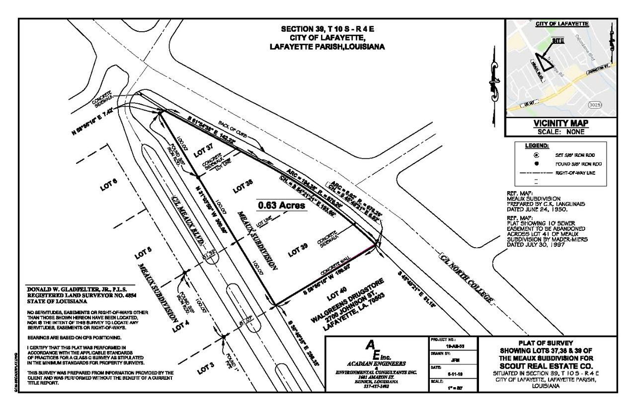 106-108 Meaux Blvd, Lafayette, LA for lease Primary Photo- Image 1 of 2