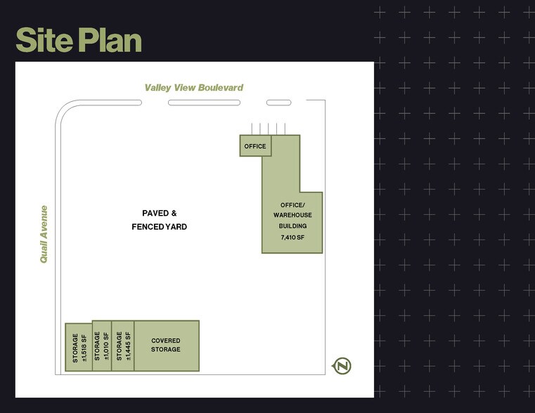 5845 S Valley View Blvd, Las Vegas, NV for lease - Site Plan - Image 2 of 8