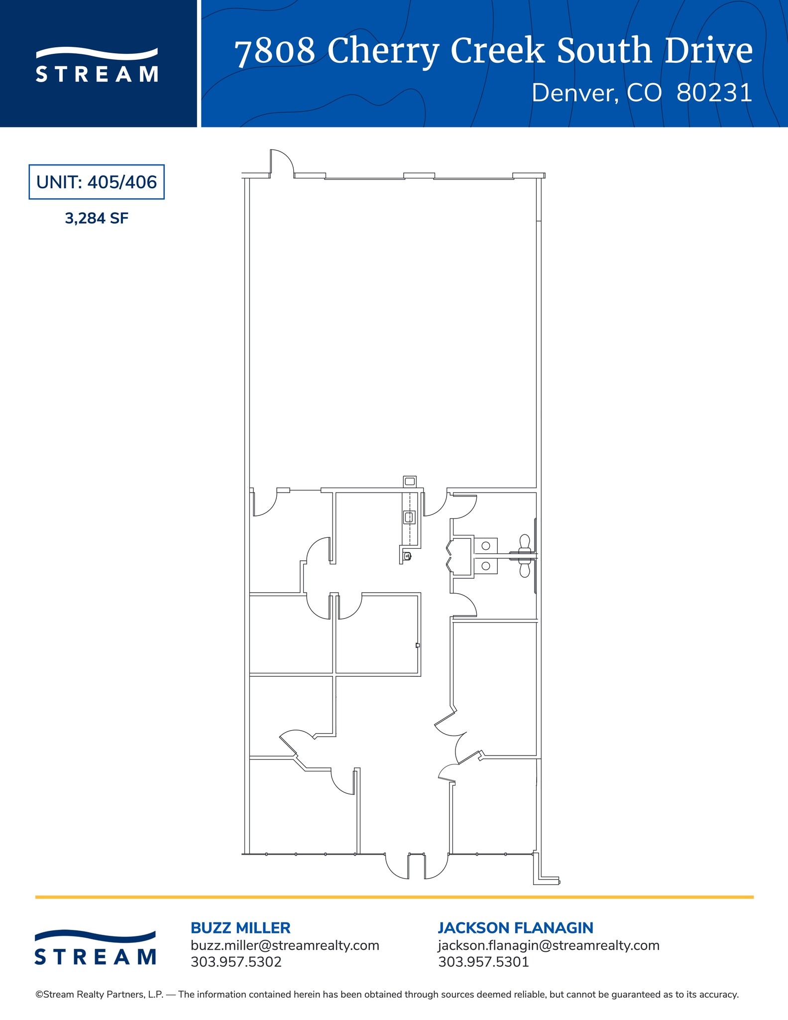 7808 E Cherry Creek South Dr, Denver, CO à louer Plan de site- Image 1 de 1