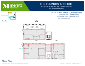 921 E Fort Ave, Baltimore, MD for lease Floor Plan- Image 1 of 1