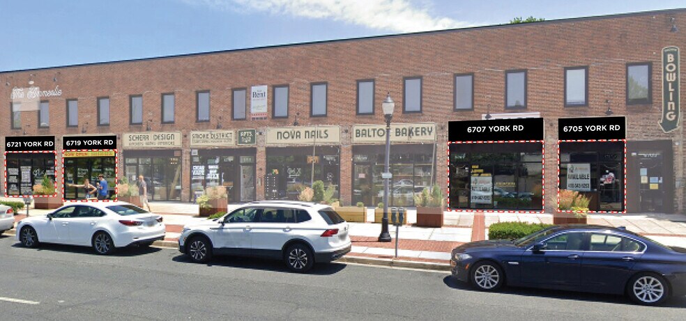 6705-6721 York Rd, Baltimore, MD à louer - Photo du bâtiment - Image 3 de 6