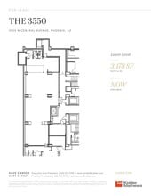 3550 N Central Ave, Phoenix, AZ à louer Plan d’étage- Image 1 de 1