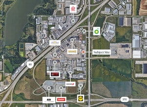 10410 S 144th St, Omaha, NE - Aérien  Vue de la carte