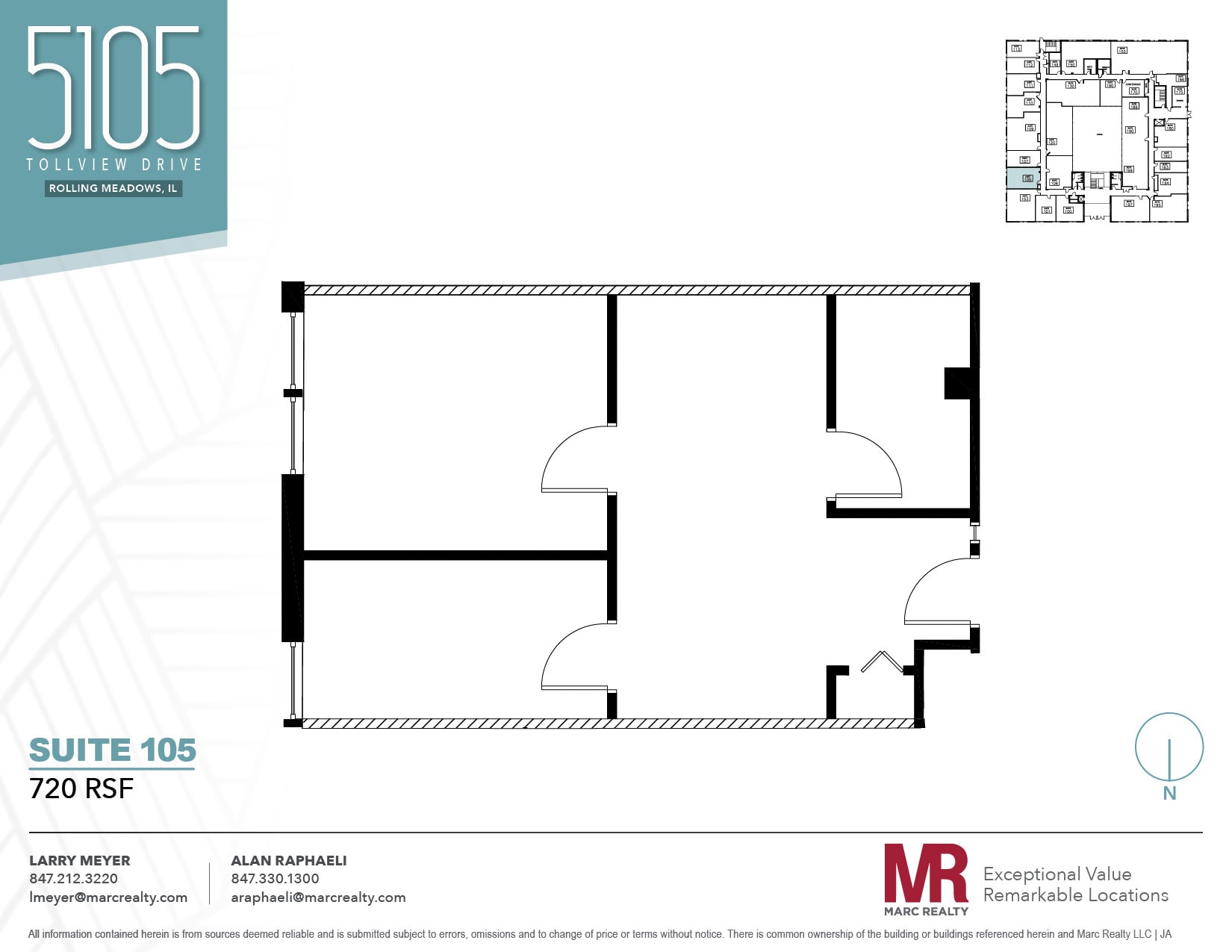 5105 Tollview Dr, Rolling Meadows, IL à louer Plan d’étage- Image 1 de 1