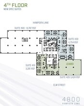 4800 Hampden Ln, Bethesda, MD à louer Plan d’étage- Image 1 de 1