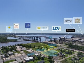 Plus de détails pour 523-525 Miller Ave, Westlake, LA - Industriel à louer