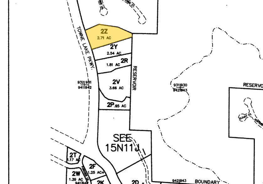 2370 Towne Lake Pky, Woodstock, GA for lease - Plat Map - Image 2 of 10