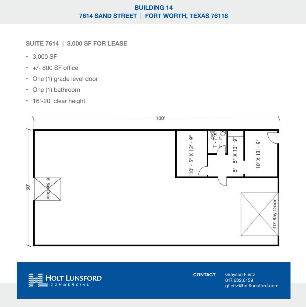 2501-2519 Gravel Dr, Fort Worth, TX à louer Plan d’étage- Image 1 de 1
