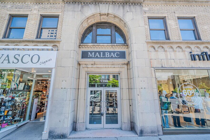 1392-1400 Rue Sainte-Catherine O, Montréal, QC à louer - Photo du bâtiment - Image 2 de 3