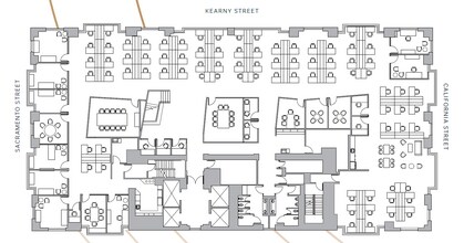600 California St, San Francisco, CA à louer Plan d’étage- Image 1 de 8