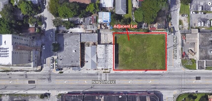 1250 NW 7th Ave, Miami, FL - AERIAL  map view - Image1