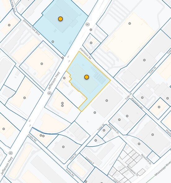 5330 Jefferson Hwy, Harahan, LA for lease - Plat Map - Image 2 of 2