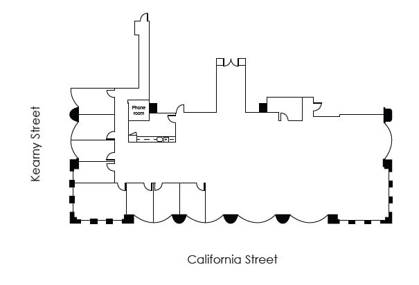 580 California St, San Francisco, CA for lease Floor Plan- Image 1 of 1