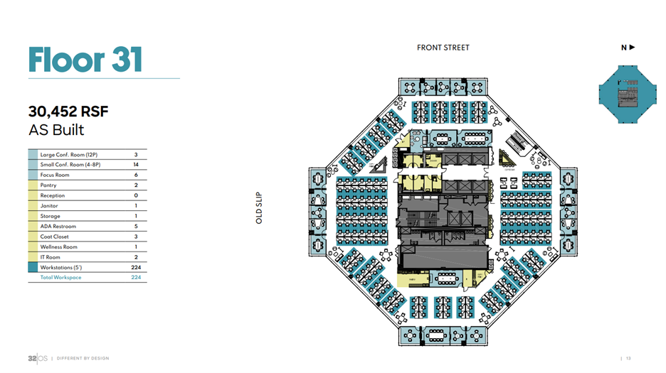 32 Old Slip, New York, NY for lease Floor Plan- Image 1 of 9