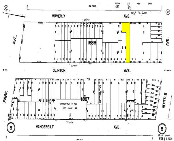 139 Clinton Ave, Brooklyn, NY à vendre - Plan cadastral - Image 1 de 1