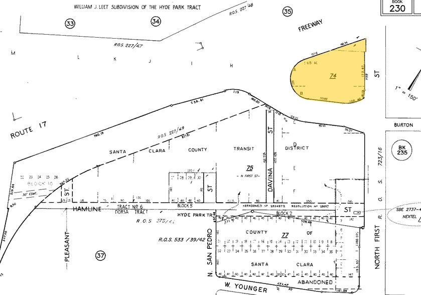 1155 N 1st St, San Jose, CA for lease - Plat Map - Image 3 of 3