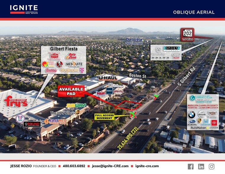 SEC Gilbert & Williams Field Rd, Gilbert, AZ for sale - Building Photo - Image 2 of 6