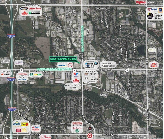 10081 Hickman Rd, Urbandale, IA à louer - Photo du bâtiment - Image 2 de 2