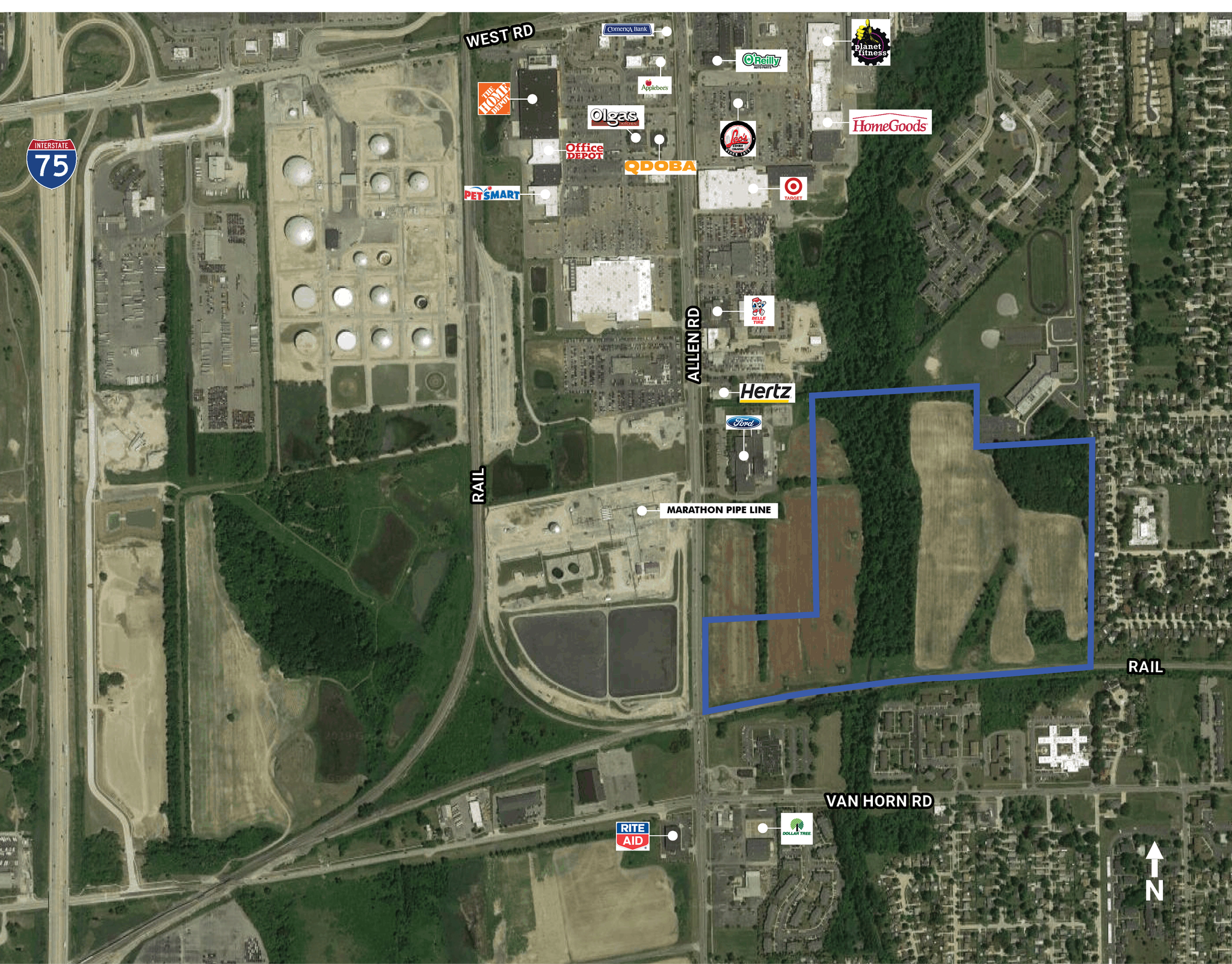 Allen Rd, Woodhaven, MI for sale Primary Photo- Image 1 of 2