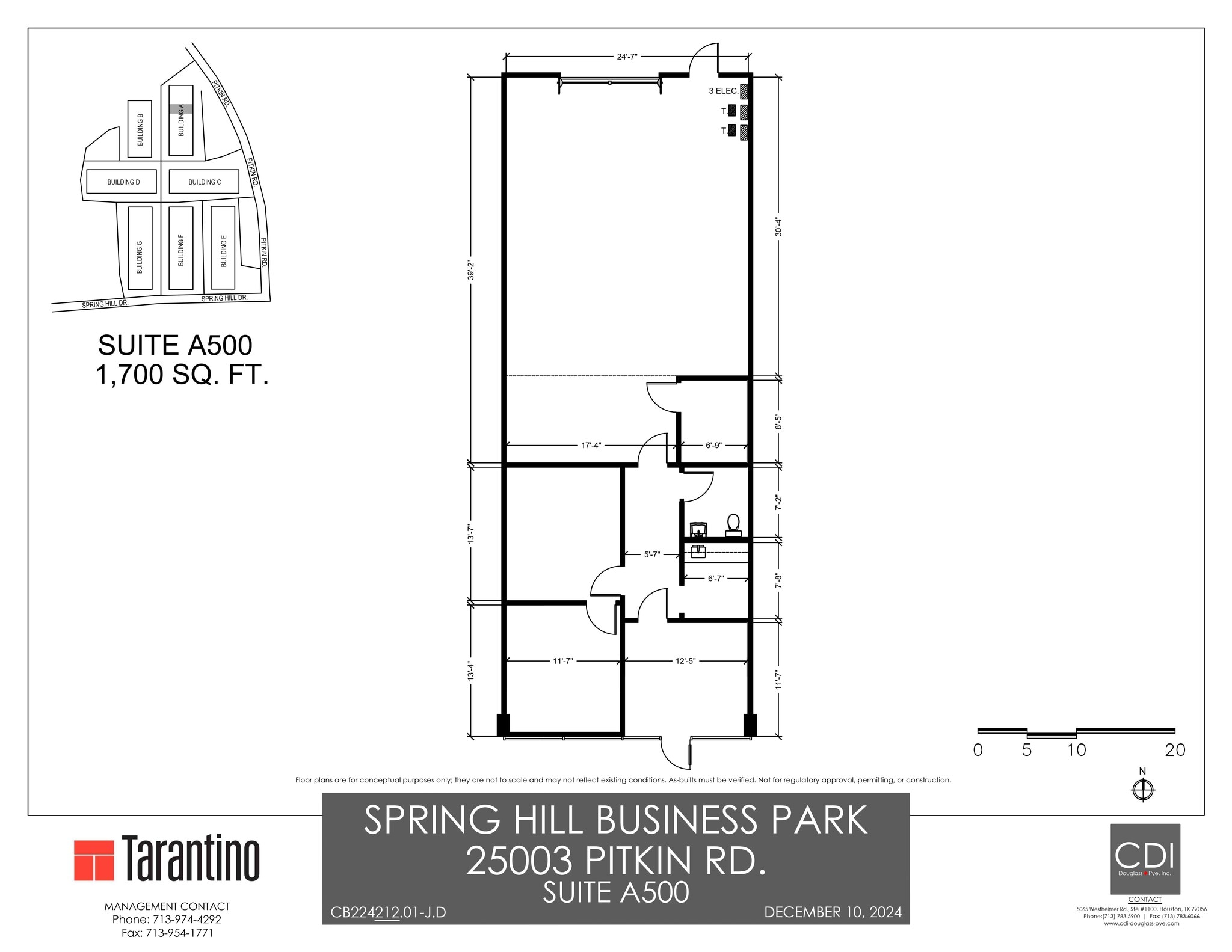 25003 Pitkin Rd, Spring, TX for lease Site Plan- Image 1 of 1