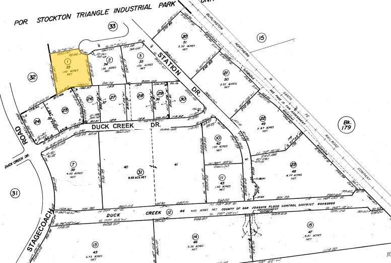 2479 Station Dr, Stockton, CA for lease - Plat Map - Image 2 of 3