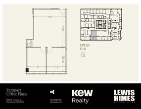 6855 S Havana St, Centennial, CO à louer Plan de site- Image 1 de 1