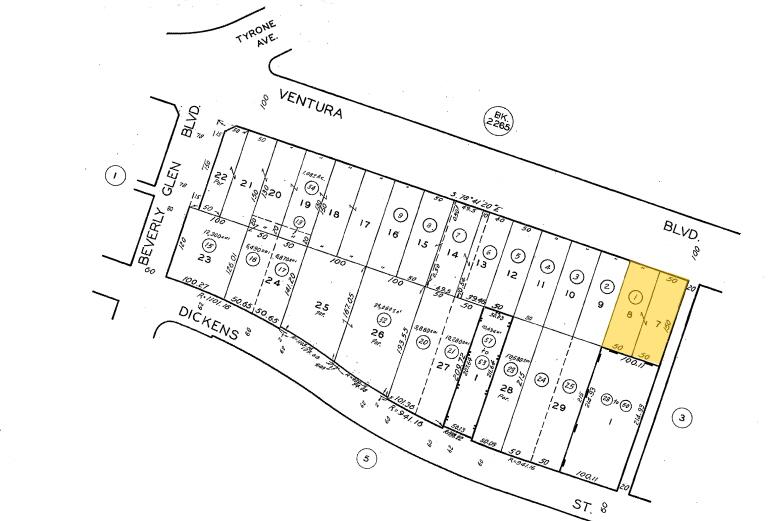 14242 Ventura Blvd, Sherman Oaks, CA à louer - Plan cadastral - Image 2 de 11