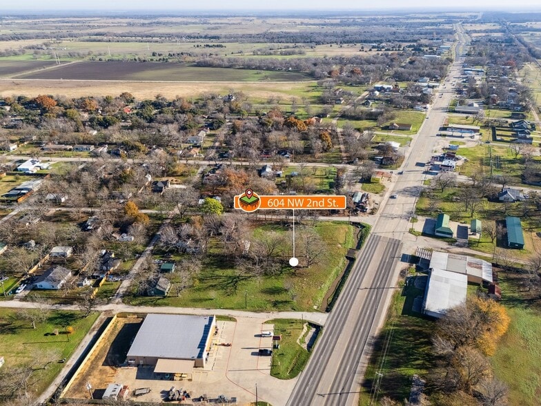 604 NW 2nd St, Kerens, TX for sale - Aerial - Image 3 of 7