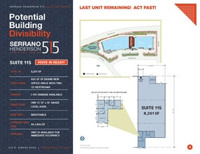 515 N Gibson Rd, Henderson, NV for lease Floor Plan- Image 1 of 1