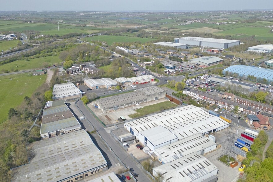 Roundwood Park, Ossett for lease - Aerial - Image 3 of 6