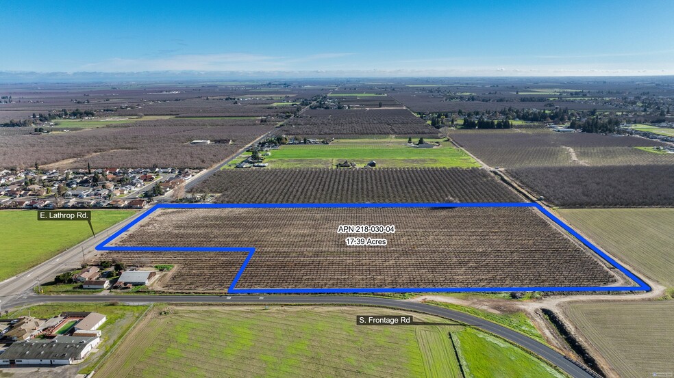 6160 E Lathrop Rd, Manteca, CA à vendre - Aérien - Image 3 de 16